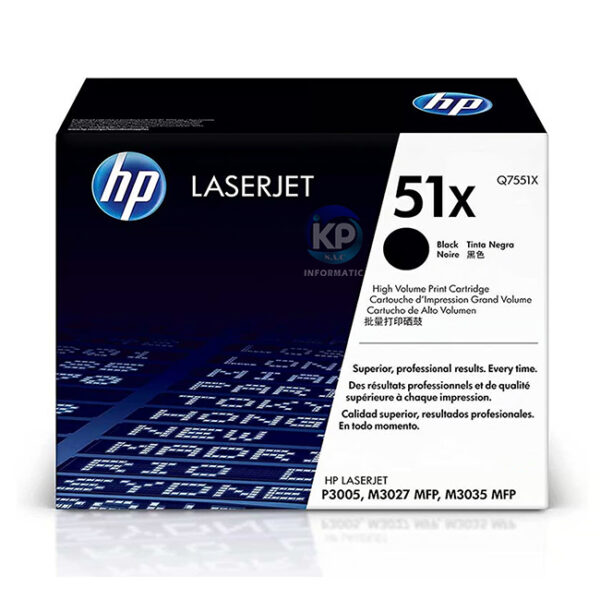 Toner HP 51X (Q7551X)